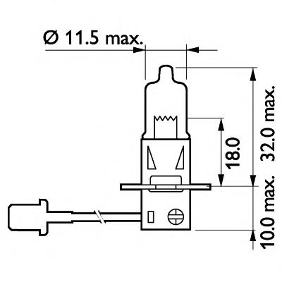 13336MDBVB1 Philips bombilla halógena