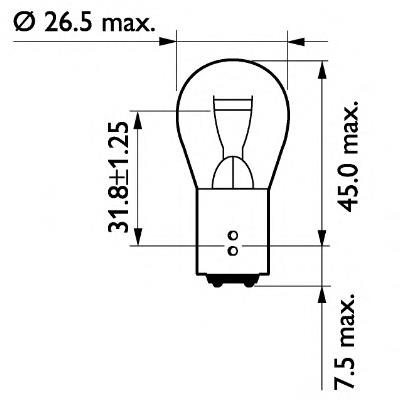 13499B2 Philips bombilla