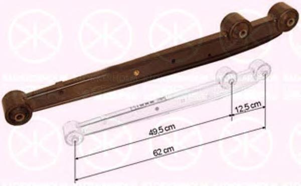 Palanca De Soporte Suspension Trasera Longitudinal Inferior Izquierda/Derecha ZWTSU019 NTY