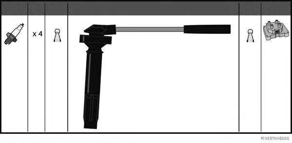 Cables de encendido Jakoparts J5387011