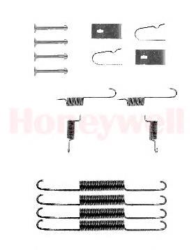 771093B Jurid/Bendix kit de montaje, zapatas de freno traseras