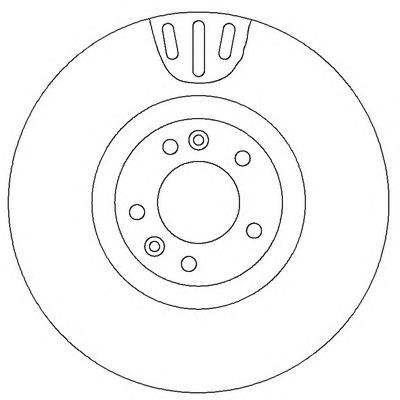 Freno de disco delantero 1618864680 Peugeot/Citroen