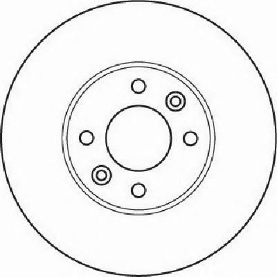 7701204291 Renault (RVI) disco de freno trasero