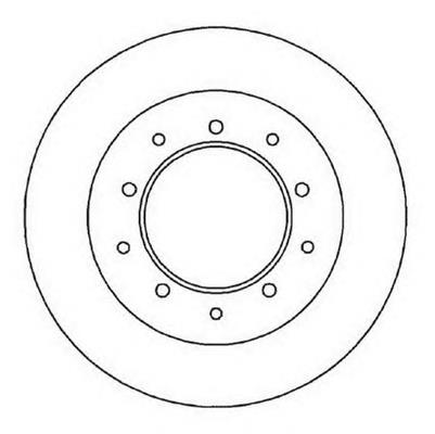 561353B Jurid/Bendix disco de freno trasero