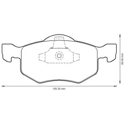 Pastillas de freno para Ford Maverick 1N2