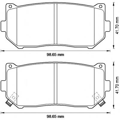 572556B Jurid/Bendix pastillas de freno traseras