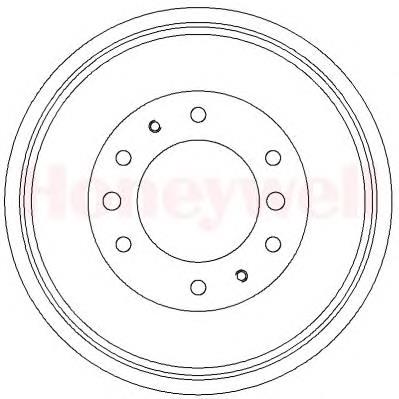 Freno de tambor trasero 14A67410 Brembo