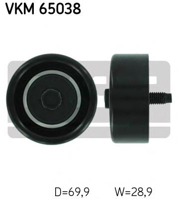 VKM65038 SKF Polea guía correa poli V
