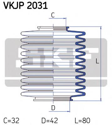 VKJP2031 SKF fuelle dirección