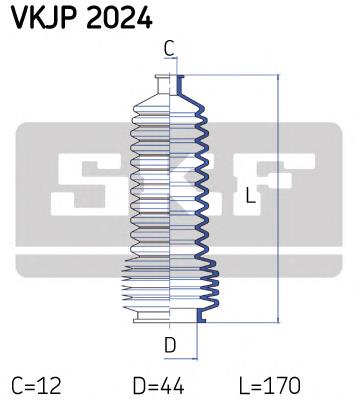 Bota De Direccion Izquierda (Cremallera) VKJP2024 SKF