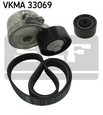 VKMA 33069 SKF correa de transmision, juego completo