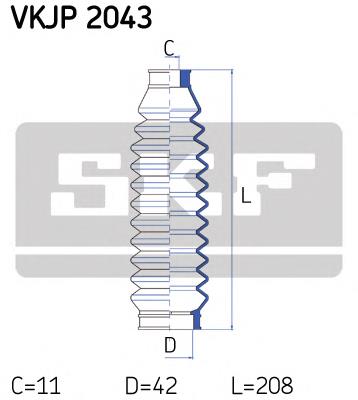 VKJP 2043 SKF fuelle, dirección