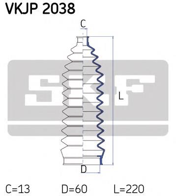 Fuelle, dirección VKJP2038 SKF