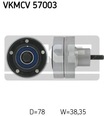 Comprar VKMCV57003 SKF Polea tensora, correa poli V