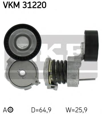 Tensor de la correa trapecial poli v SKF VKM31220