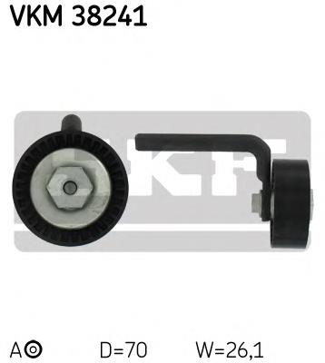 Comprar VKM38241 SKF Polea tensora, correa poli V