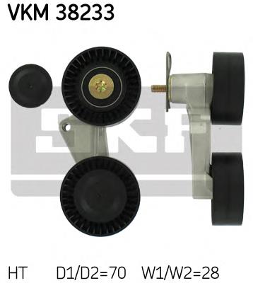 VKM38233 SKF soporte, brazo tensor, correa poli v