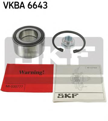 VKBA6643 SKF cojinete de rueda delantero