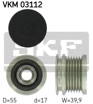 VKM03112 SKF Rueda libre alternador 