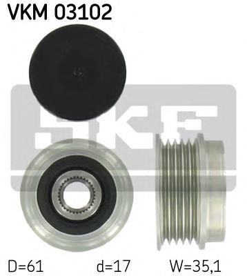 Polea rueda libre SKF VKM03102 precio, desde 39,54 EUR