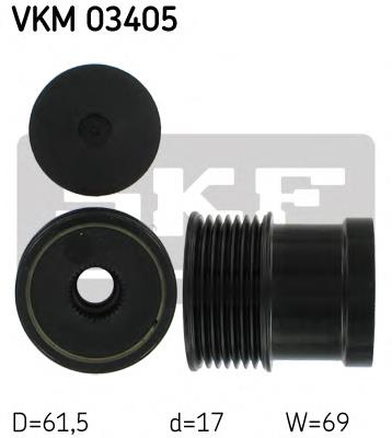Polea rueda libre SKF VKM03405 precio, desde 42,40 EUR