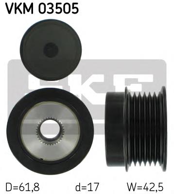 Polea alternador VKM03505 SKF