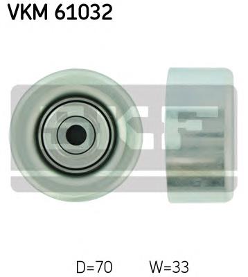 Polea inversión / guía, correa poli V VKM61032 SKF