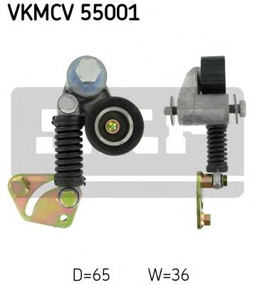Tensor de correa, correa poli V VKMCV55001 SKF