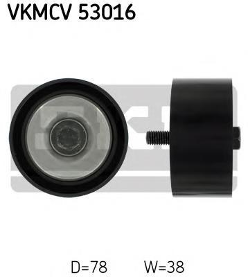 VKMCV53016 SKF Polea guía correa poli V