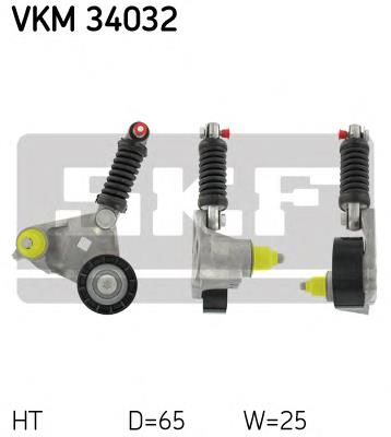 Tensor de correa poli V VKM34032 SKF
