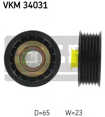 VKM34031 SKF Polea guía correa poli V