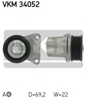 VKM34052 SKF Tensor de correa de alternador