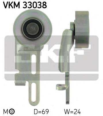 VKM33038 SKF rodillo, correa trapecial poli v