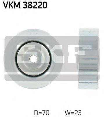 Rodillo tensor correa poli V SKF VKM38220 precio, desde 20,54 EUR