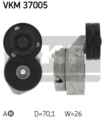 Tensor de correa poli V VKM37005 SKF