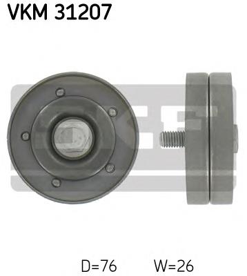 Polea inversión / guía, correa poli V VKM31207 SKF