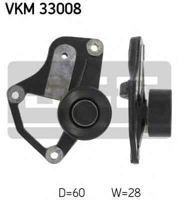 Polea inversión/guía, correa auxiliar servicios SKF VKM33008 precio, desde 81,31 EUR