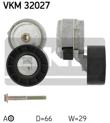 Tensor de correa poli V VKM32027 SKF