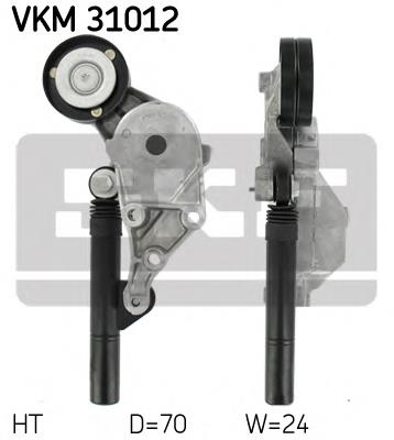 Tensor de correa poli V VKM31012 SKF