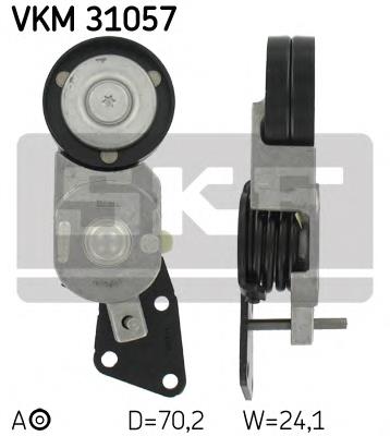 VKM 31057 SKF tensor de correa, correa poli v