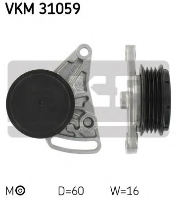 Tensor de la correa trapecial SKF VKM31059 precio, desde 25,36 EUR
