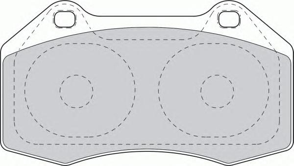 FDS1667 Ferodo Pastillas delanteras