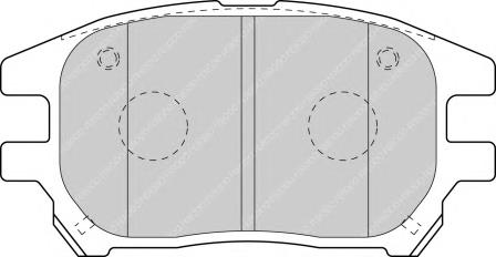 FDB1697 Ferodo pastillas de freno delanteras