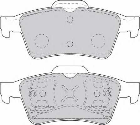 Pastillas de freno traseras Renault Espace 4 JK0