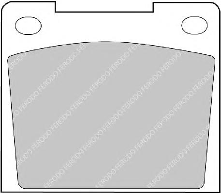 FDB811 Ferodo pastillas de freno traseras