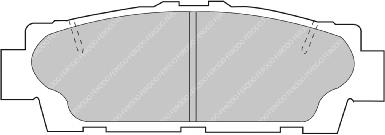 FDB945 Ferodo pastillas de freno traseras