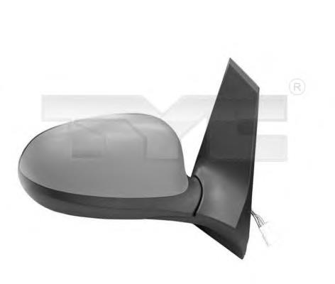 TYC Specchio Retrovisore Eterno Destro Per Volkswagen Polo 6N1, 10.1994-10.1999, Regolazione Elettrica, Riscaldabile, Vetro Convesso, Verniciabile