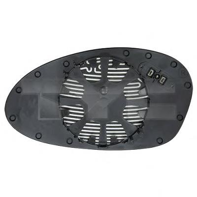 303-0095-1 TYC cristal de espejo retrovisor exterior derecho