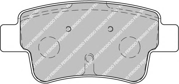 FSL1922 Ferodo pastillas de freno traseras