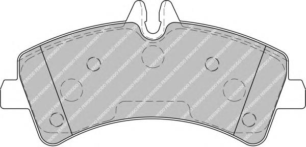 Comprar FVR1779 Ferodo Pastillas de freno traseras